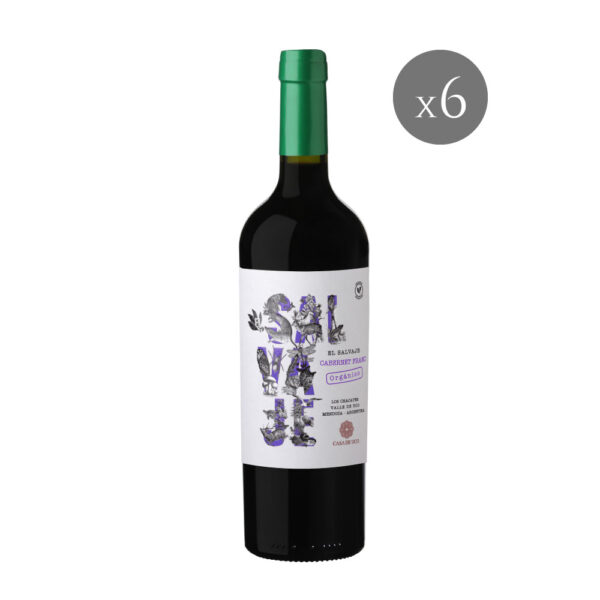 EL SALVAJE ORGANICO- CABERNET FRANC 2023 x6 ($22000 c/u)